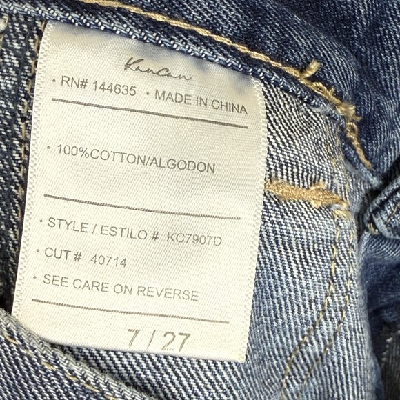 Kancan Jeans Womens 7/27 Blue High Rise Skater Cargo Loose Fit‎ EUC - Picture 4 of 4